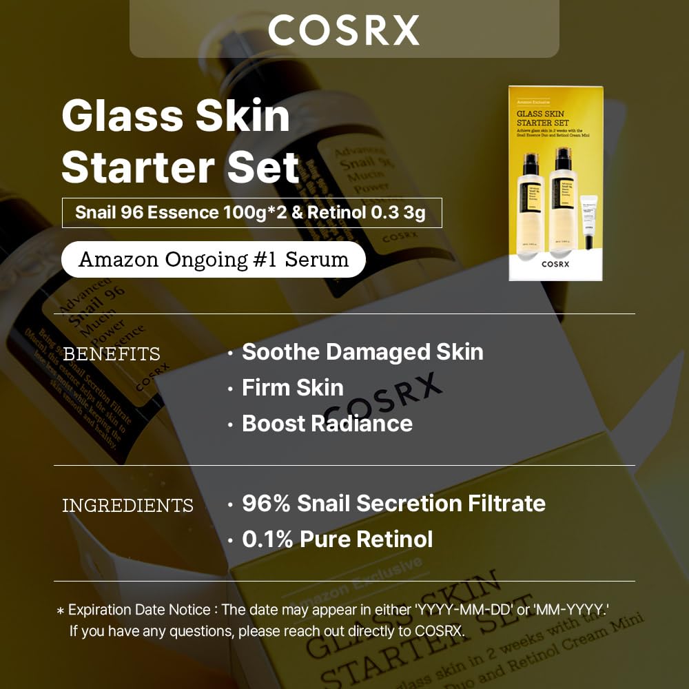 COSRX Glass Skin Starter Set – Korean Skin Care Kit