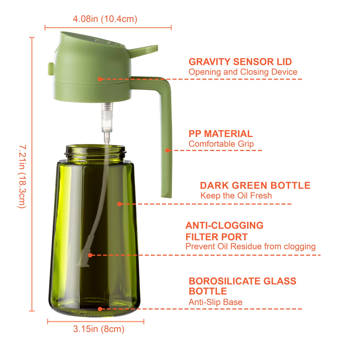 2 in 1 Oil Dispenser and Oil Sprayer