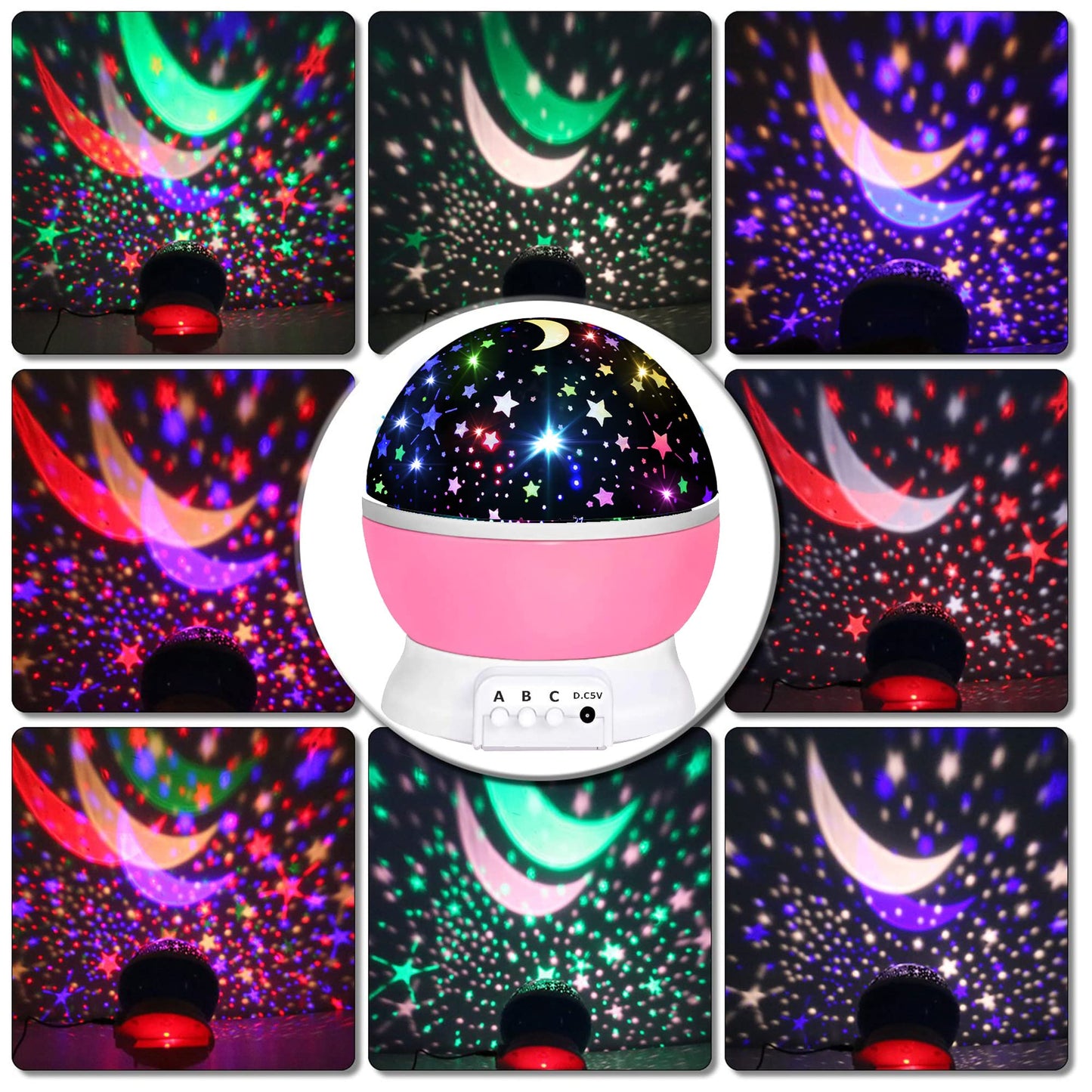 Star Projector Night Light