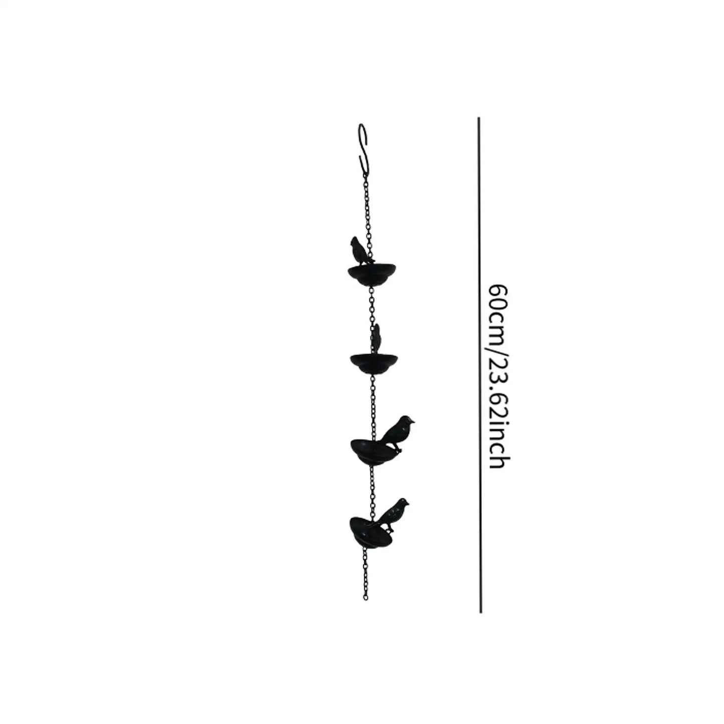 3.3ft Rain Chain Garden Decor Outside Outside Gutter Downspout in Summer Park Embellishment Gutters Downspout Downspout Chain