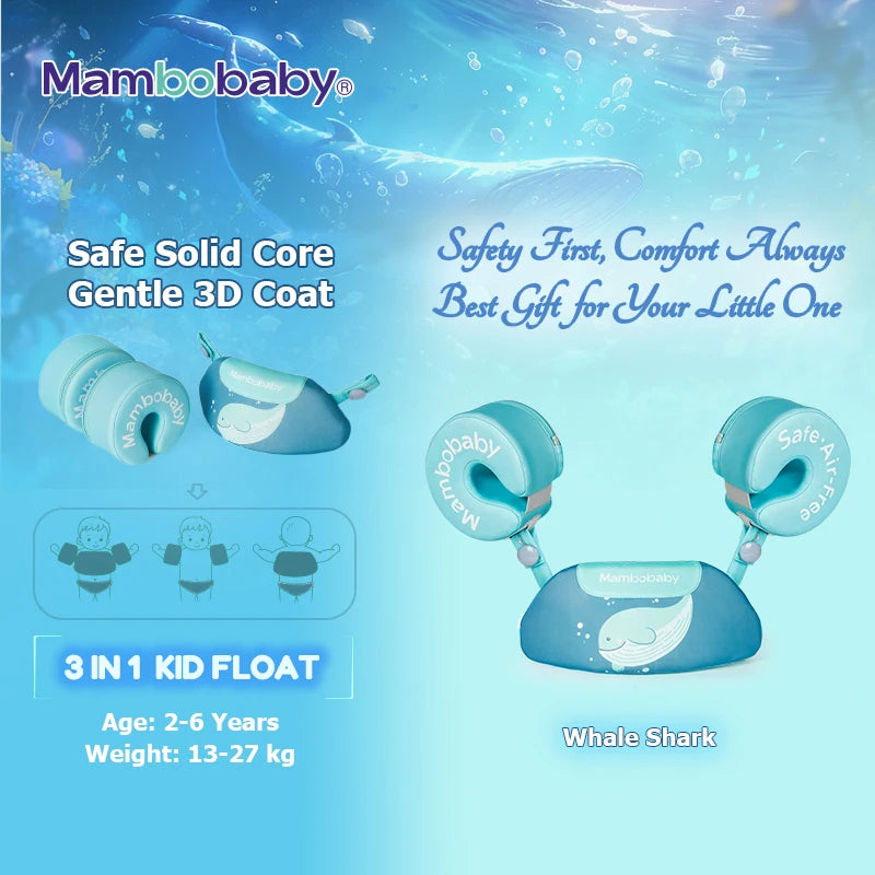 Kids Swim Trainer: Mambobaby Solid Core Arm Float