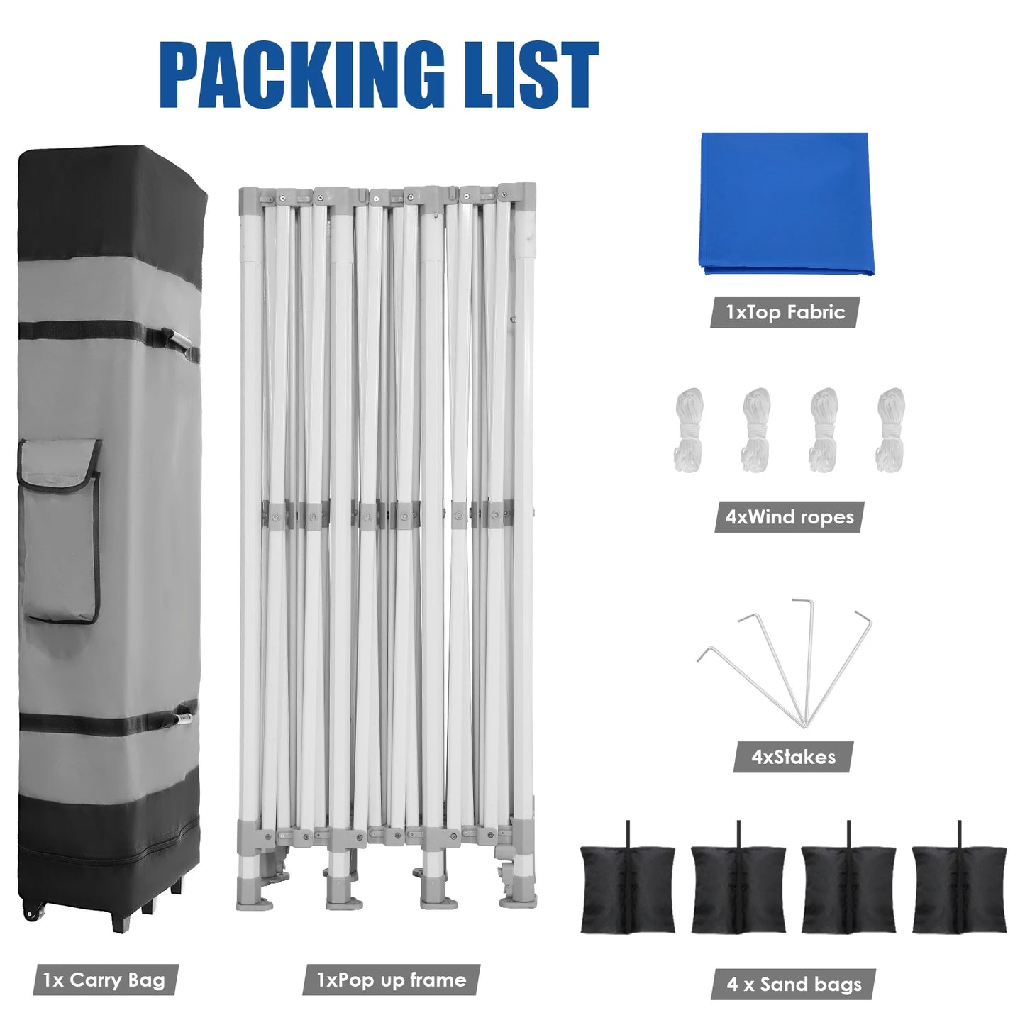 10x30ft Pop Up Canopy Tent Gazebo Party Heavy Duty Marquee Awning Without Sidewall Outdoor Commercial Event Instant Tent Gazebo