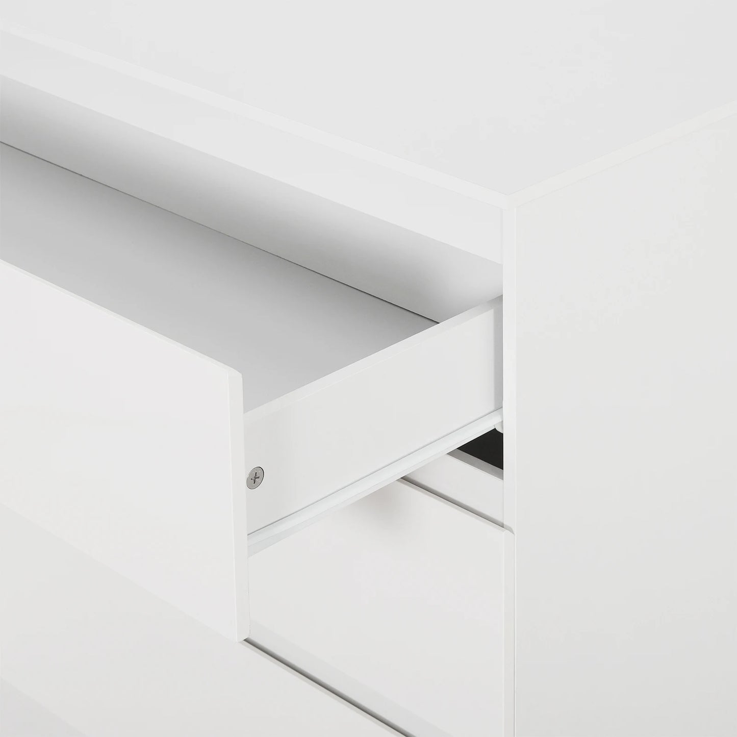 WOLTU 3-Drawer Chest Storage Cabinet Bedroom Wardrobe Sideboard Particleboard Bedside Table for Living Room Study Bedroom