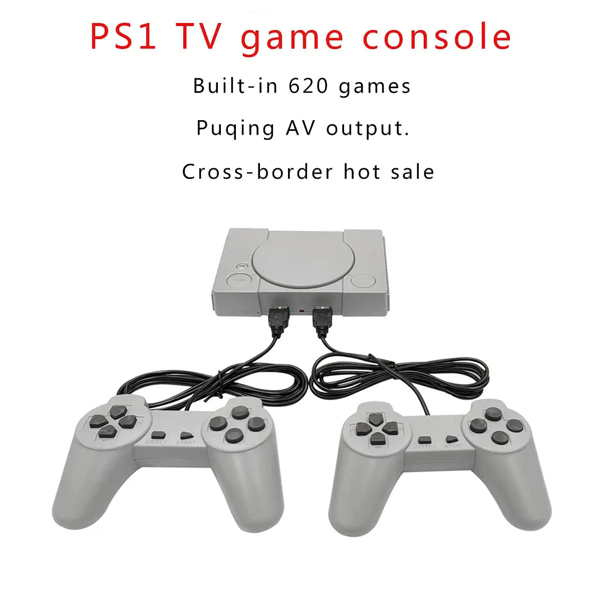 Classic Mini TV Video Plug and Play Game Console, 2 Controllers, TV Out, AV Cable, Game Box, Gift