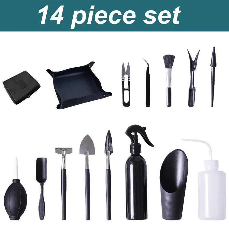 Plants Tool Set Succulent Tools Miniature Planting Set Fairy Garden Plant Care Indoor Care For Cactus Houseplant Bonsai Tool Kit