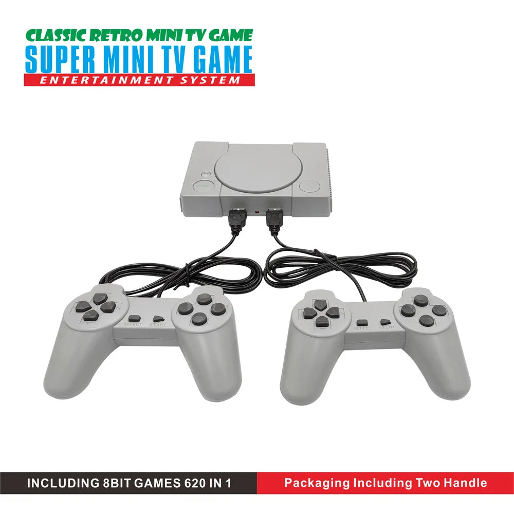 Classic Mini TV Video Plug and Play Game Console, 2 Controllers, TV Out, AV Cable, Game Box, Gift