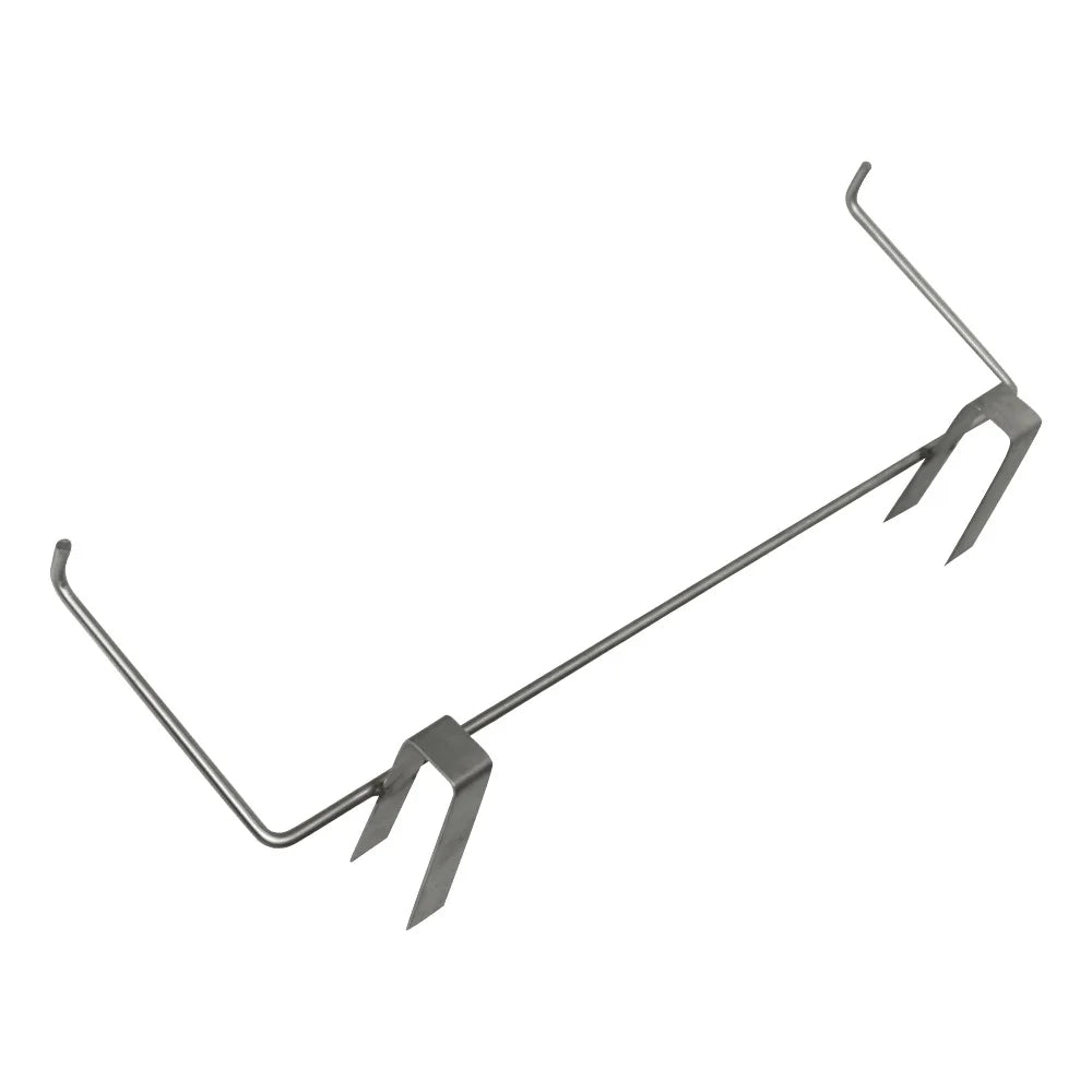 Stainless Steel Bee Hive Frame Holder Honeycomb Frame Beekeeping Accessories Equipment Honey Bee Hive Perch Side Mount Tools
