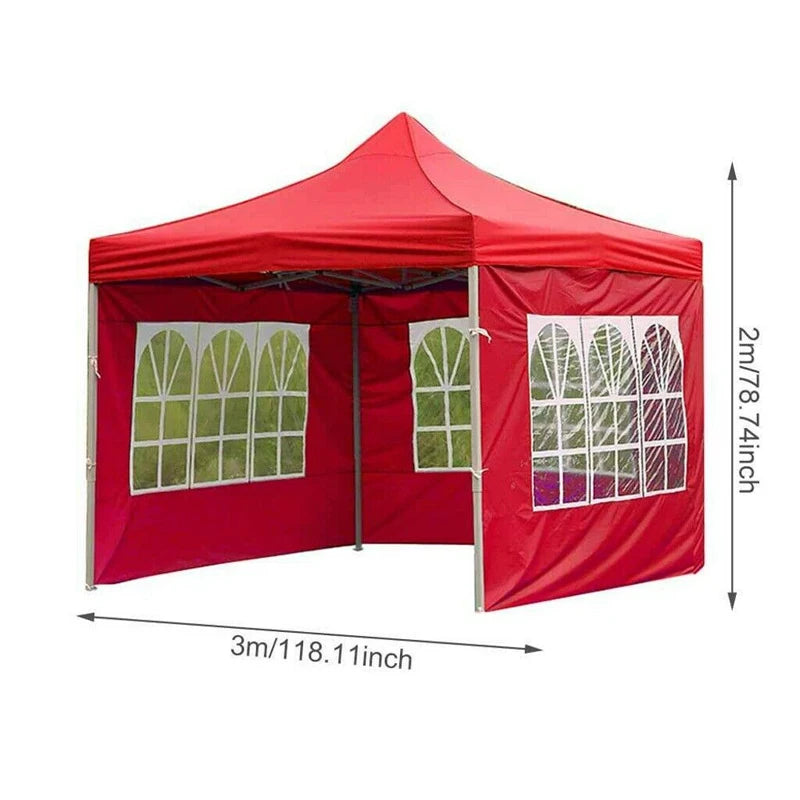 Sunshade Tent Cloth Frameless Folding Waterproof Translucent Oxford Party Camping BBQ Wedding Outdoor Gazebo Marquee Tarpaulin