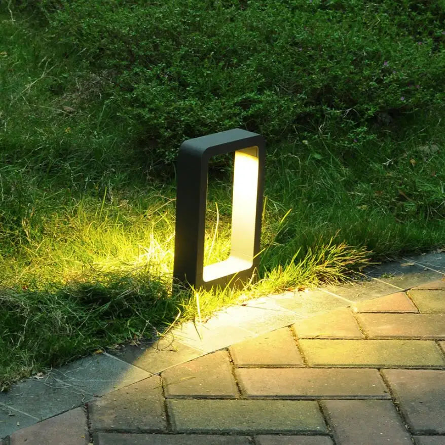 High Power LED Garden Light 15W Lawn Lamp 110V 220V DC12V Aluminum Pillar Light Outdoor Courtyard villa landscape bollards light