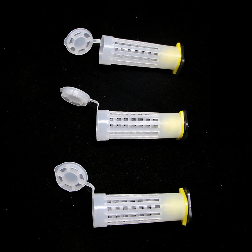 100PCS Wholesale Beekeeping Queen Bee Rearing System Protection Cages Plastic Tools Supplies Larva Anti Bite Equipemnt Farm