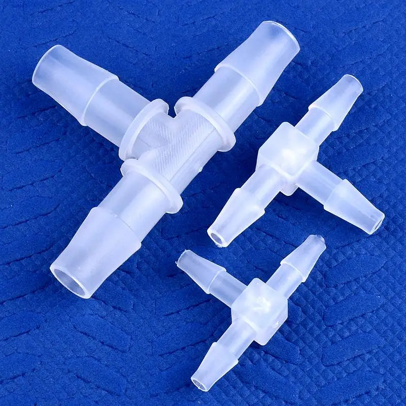 5~200pcs O.D 1.6~15.8mm PP Plastic Tee Connectors Garden Irrigation Pipe Joint Aquarium Tank Adapter Air Pump Hose Pagoda Joints