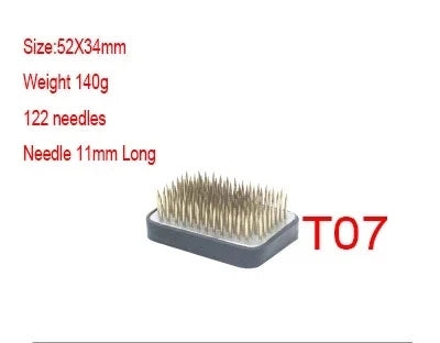 Japanese Ikebana Kenzan Flower Pot Base Holder Frog Floral Metal Tool