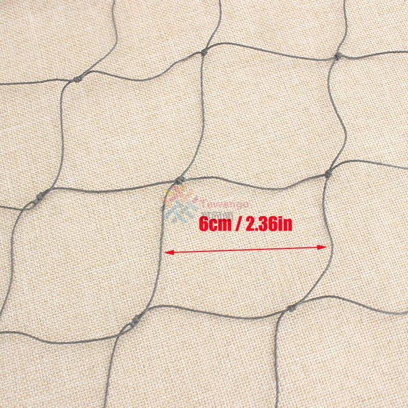 Chicken Rabbit Fence Poultry Nylon Mesh Netting Farming Garden Pond Protection Net Agricultural Anti Bird Net 10-50M Length