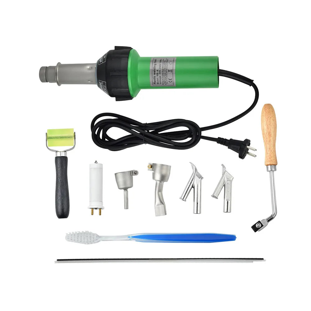 1600W Heat Gun Industrial Electric Hot Air Gun Hair Dryer Hairdryer PP PVC Plastic Welding Torch Hand-Held Thermal Power Tool