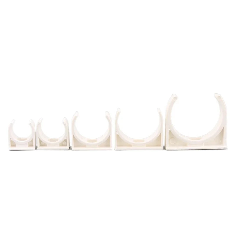 16/20/25/32/40/50mm PVC Pipe Clamp Connector Garden Irrigation Aquarium Fish Tank Watering Adapter Fixed Fittings