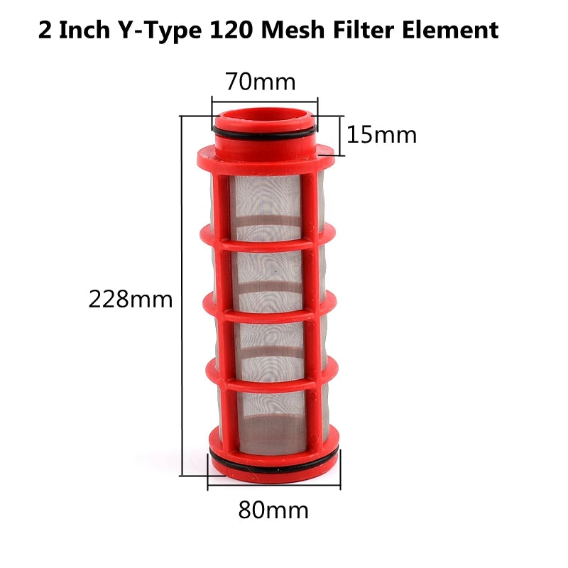 1Pcs Gardening Agriculture Irrigation Metal Net Filter Screen 3/4 1 1.2 1.5 2 2.5 Inch 120 Mesh Filter accessories