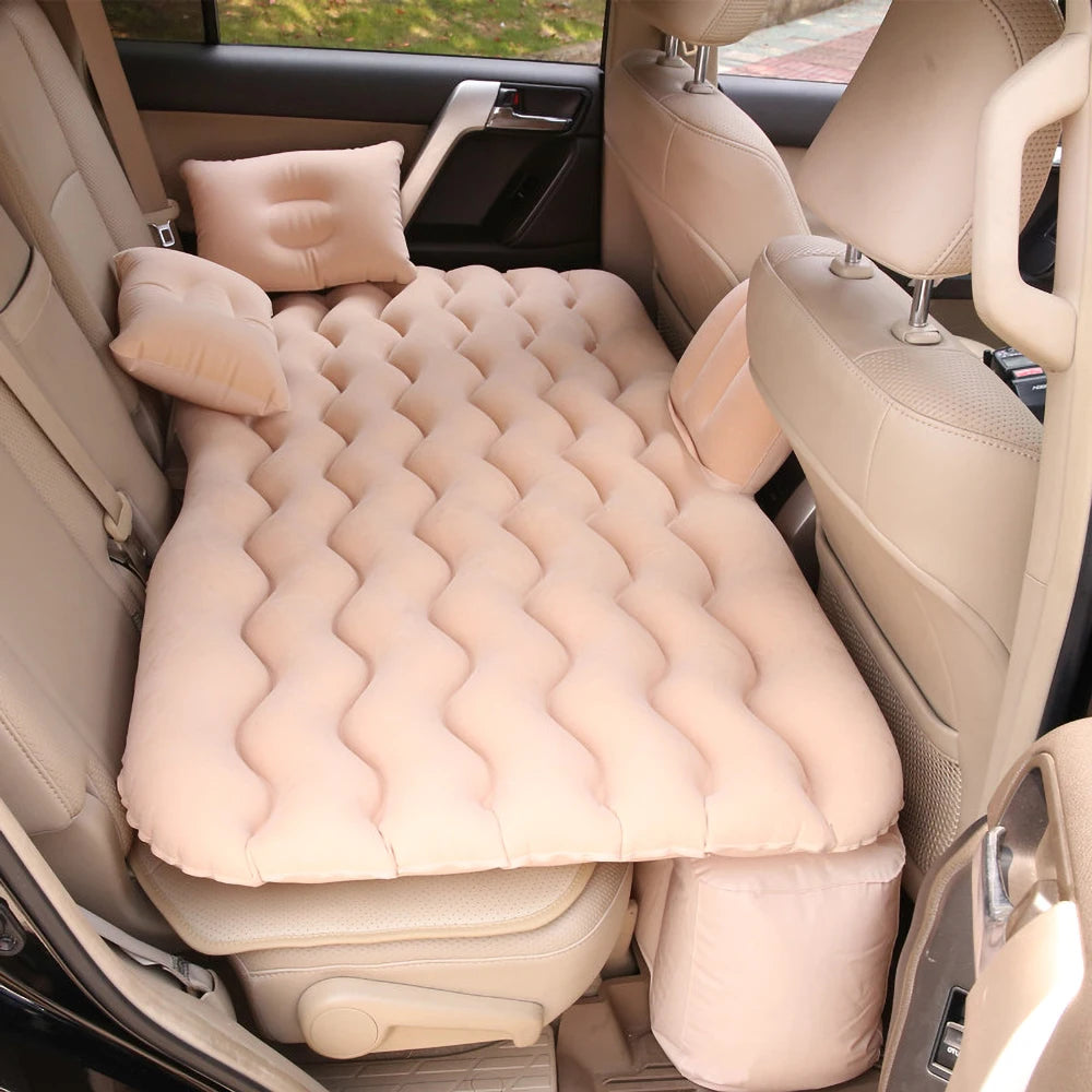 Universal Car Inflatable Travel Mattress | Back Seat Air Bed for Camping & Travel