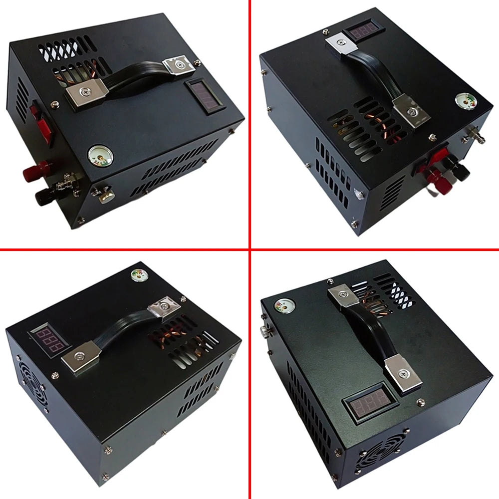 12V 110V 220V Refilling Air Compressor 300bar 4500Psi 30Mpa For Hunting Diving Air PCP Pump Car Pump Compressor Motorcycle Tyre