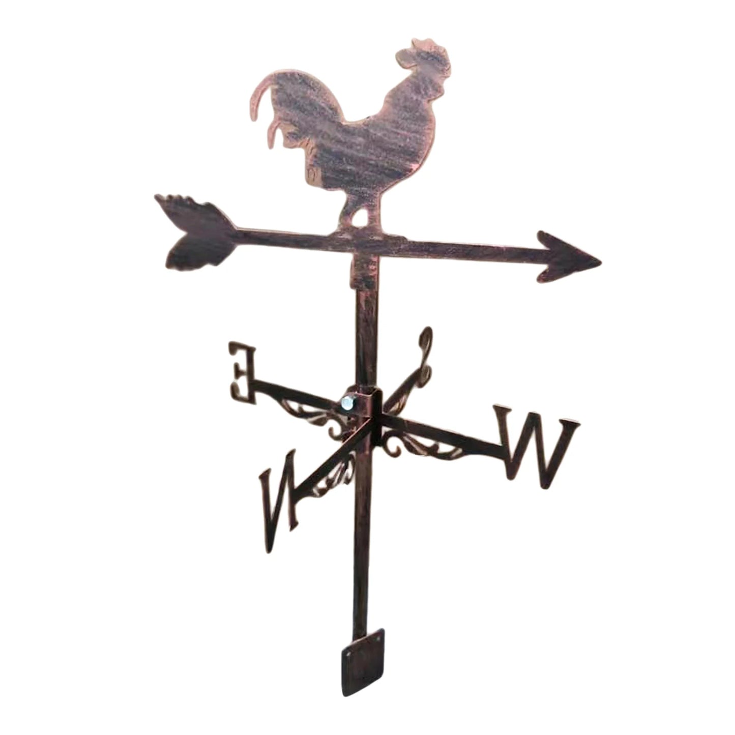 Weathervane Weather Vanes Roofs Retro Garden Stake Weather Vane Measuring Tools Outdoor Roof Decoration Architecture Decor Craft