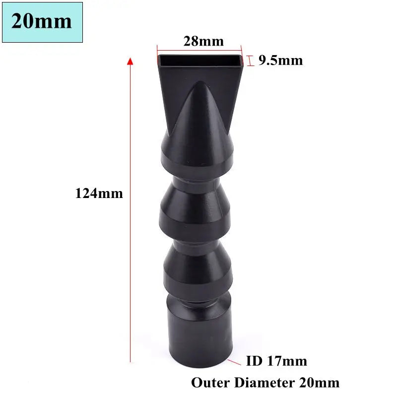 360degree Adjustable Nozzle Water Outlet Pipe Water Flow Nozzle Duckbill Duck Horn Trumpet Mouth Style for Aquarium Filter Pump