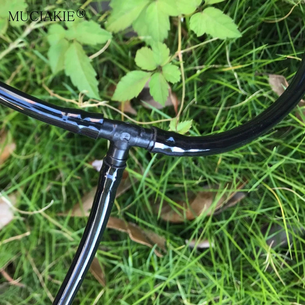 10/20/25/30/50 Meter 4/7mm Garden Water Hose 1/4" Quick Connector PVC Irrigation Tubing Black White Blue Green Transparent Pipe