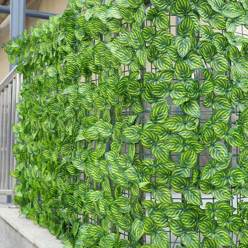 Artificial Leaf Privacy Fence Roll Wall Landscaping Fence Privacy Fence Screen Outdoor Garden Backyard Balcony Fence Privacy