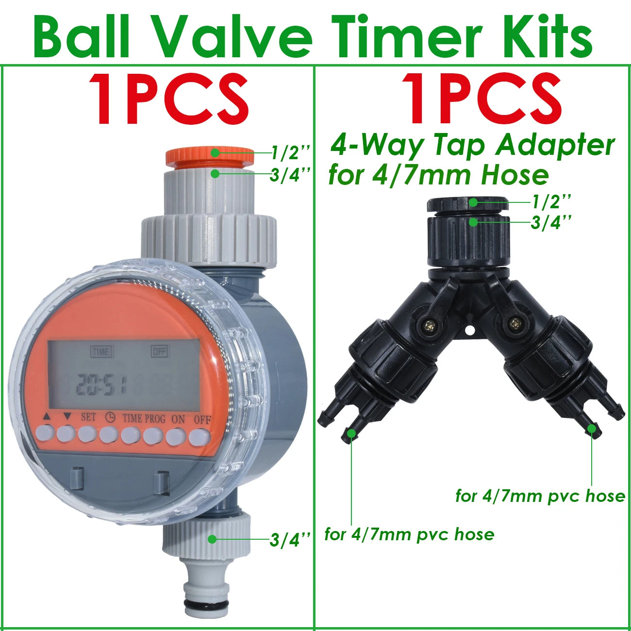 SPRYCLE 5m-100m 1/4'' Garden Watering Hose 4/7mm PVC Micro Drip Irrigation Pipe Tubing for Sprinkler Lawn Pot Plant Greenhouse