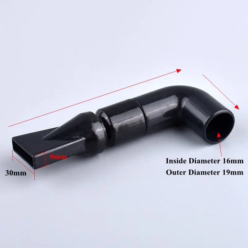 1PC Black /Transparent Aquarium Fish Tank Water Pump Duckbill Water Outlet Nozzle Duckbilled Sprinklers Return Pipe Fitting