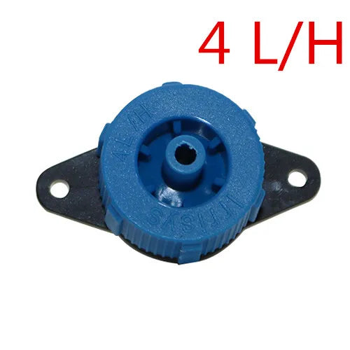 200Pcs 4L/8L Pressure Compensating Drip Emitters Adjustable Drippers Micro Connectors For Garden Lawn Drip Irrigation Tools