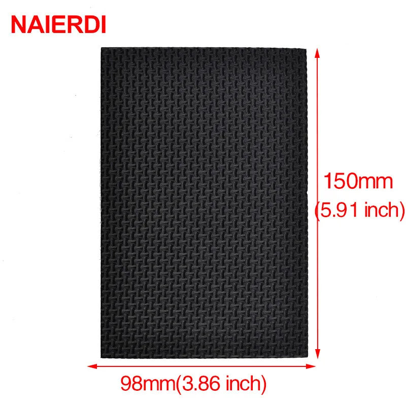 NAIERDI 1-24PCS Self Adhesive Furniture Leg Feet Rug Felt Pads Anti Slip Mat Bumper Damper For Chair Table Protector Hardware