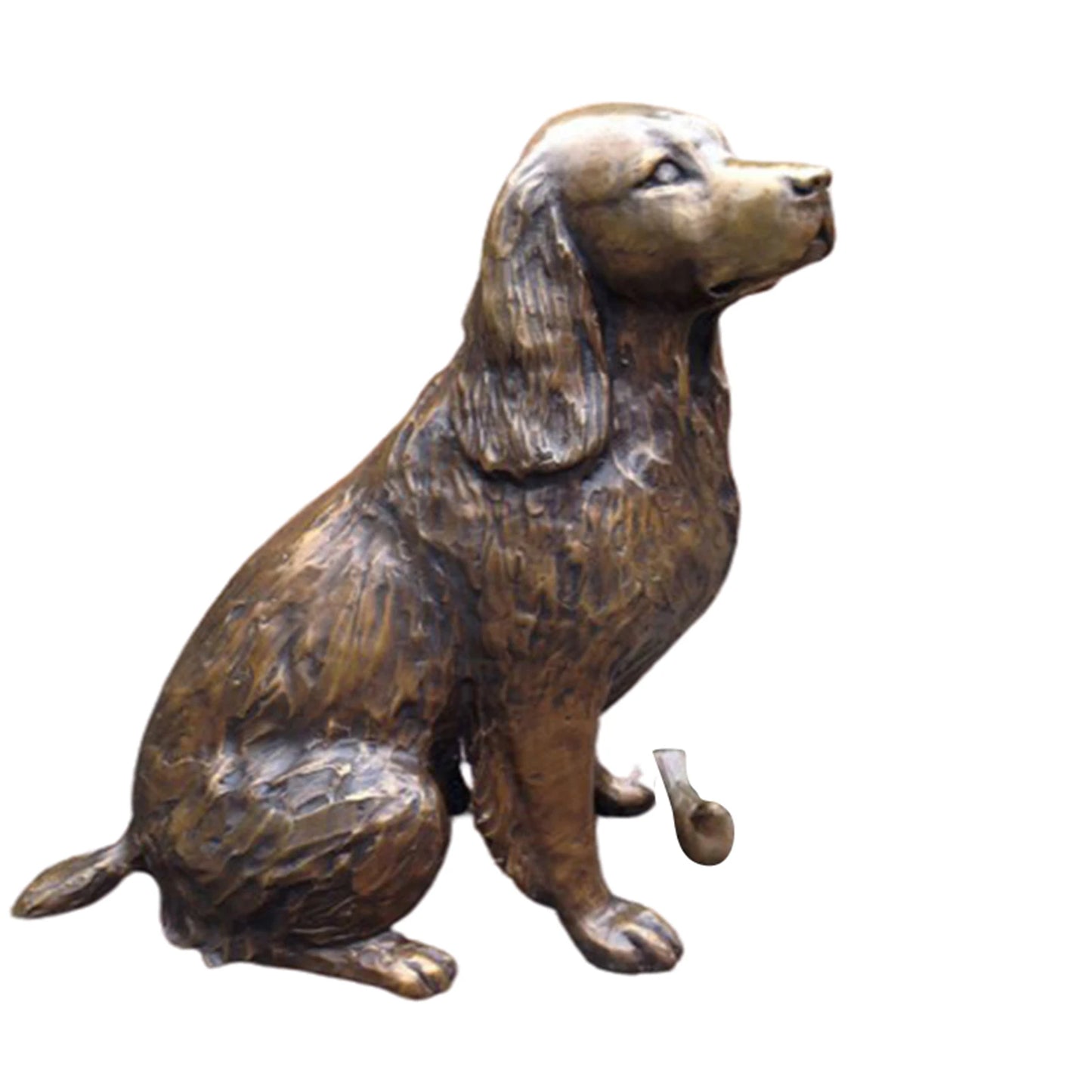 HOT Springer Spaniel Statue Garden Decor Resin Animal Dog Sculpture Yard Lawn Outdoor Decorative Ornament