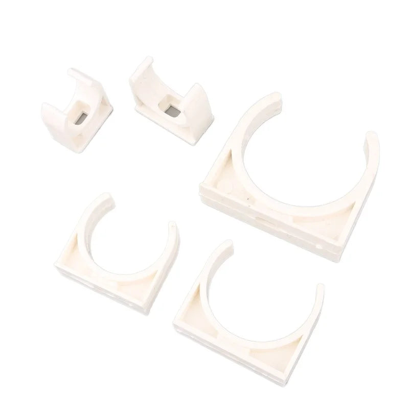 16/20/25/32/40/50mm PVC Pipe Clamp Connector Garden Irrigation Aquarium Fish Tank Watering Adapter Fixed Fittings