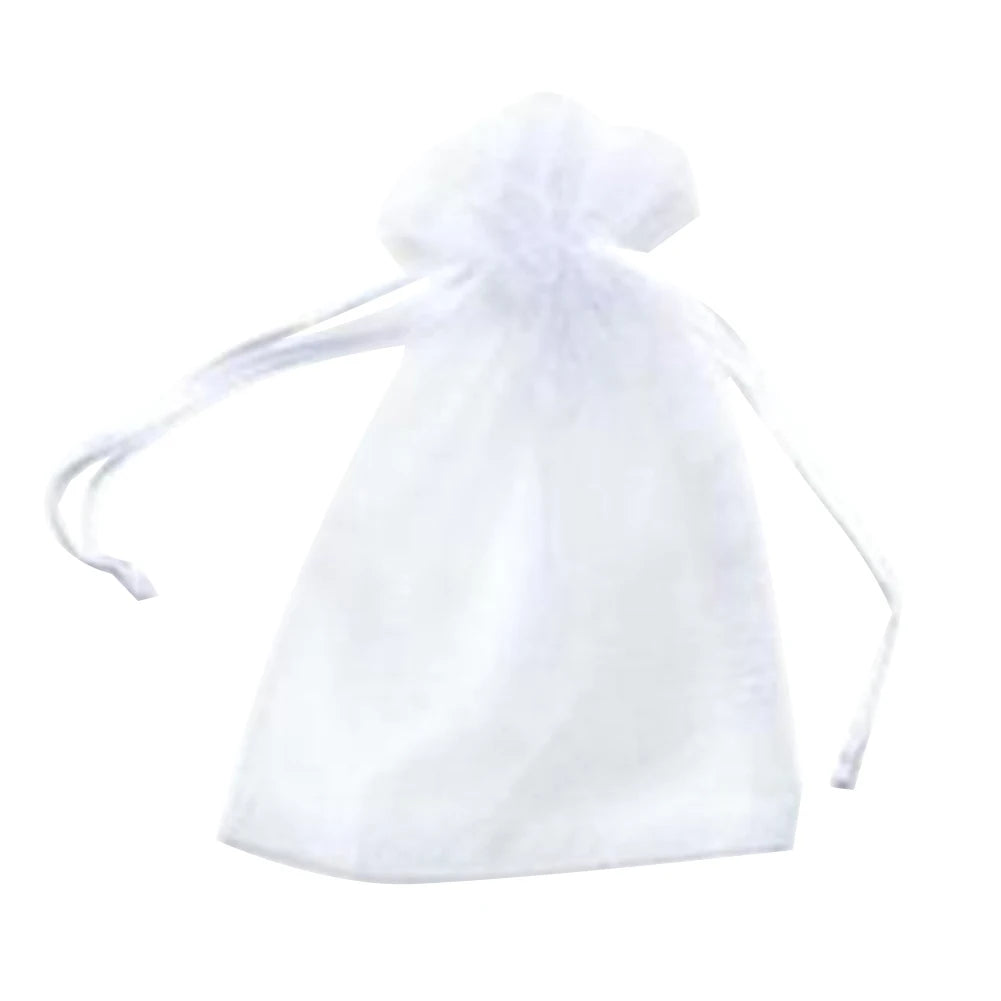 50pcs Fruit Protection Bags Mesh Netting Covers with Drawstring for Grapes Mango Veggies Reusable Pest Barrier Garden Plant Bags
