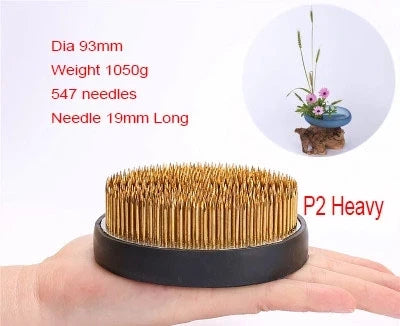 Japanese Ikebana Kenzan Flower Pot Base Holder Frog Floral Metal Tool