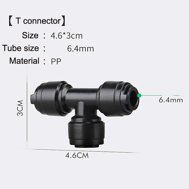(50 Pieces/Lot) 6mm Low Pressure 0.1-0.5mm Stainless Steel Fog Misting Nozzles Connectors Garden Water Irrigation Sprinkler