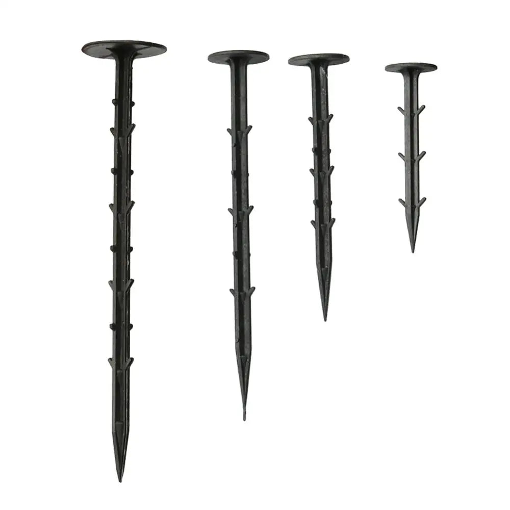 50Pcs/set Ground Nail Film Fixed Garden Pegs Greenhouse Film Weed Prevention Ground Cloth Sunshade Fly Net Plastic Fixed Pegs