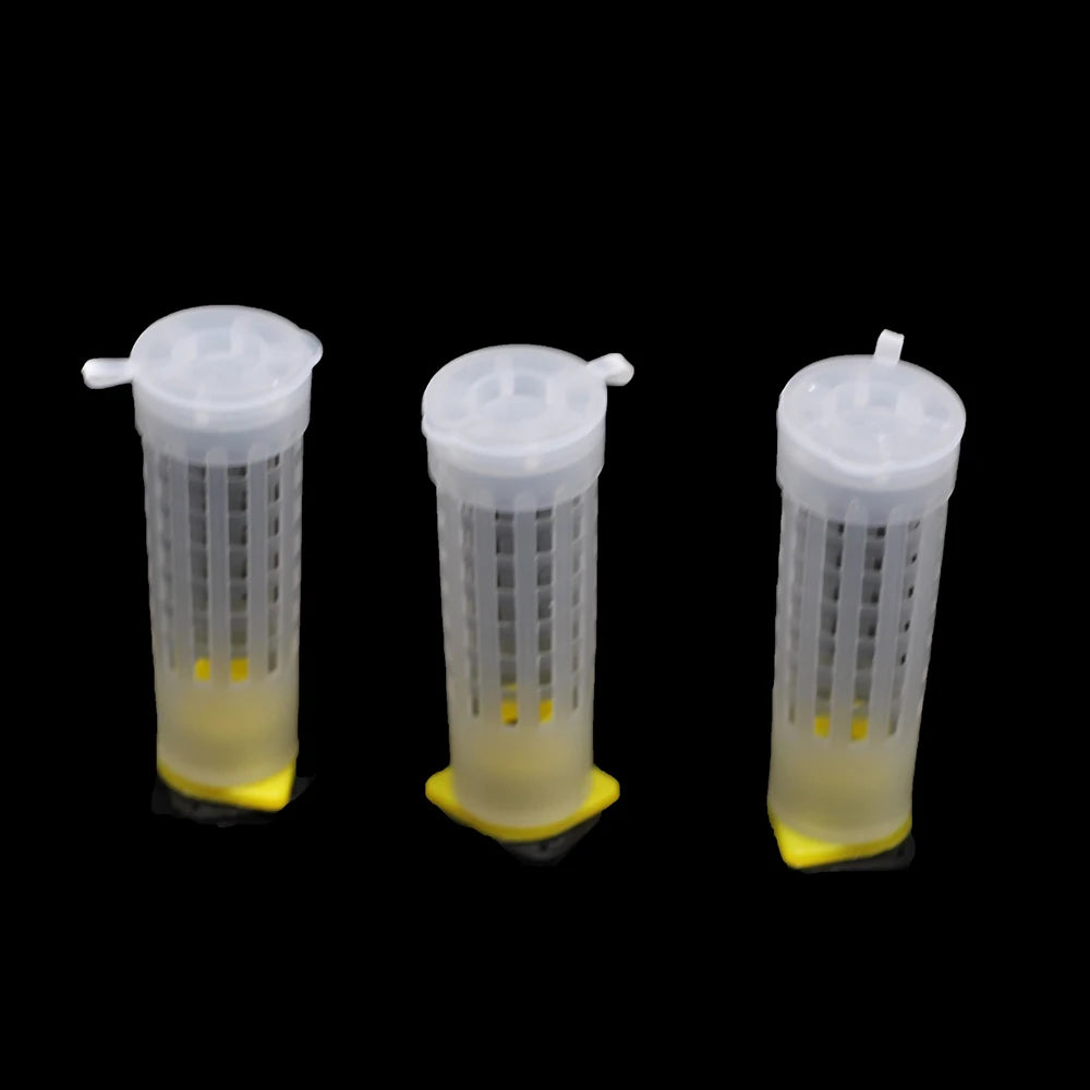 100PCS Wholesale Beekeeping Queen Bee Rearing System Protection Cages Plastic Tools Supplies Larva Anti Bite Equipemnt Farm