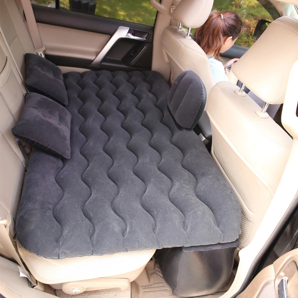 Universal Car Inflatable Travel Mattress | Back Seat Air Bed for Camping & Travel