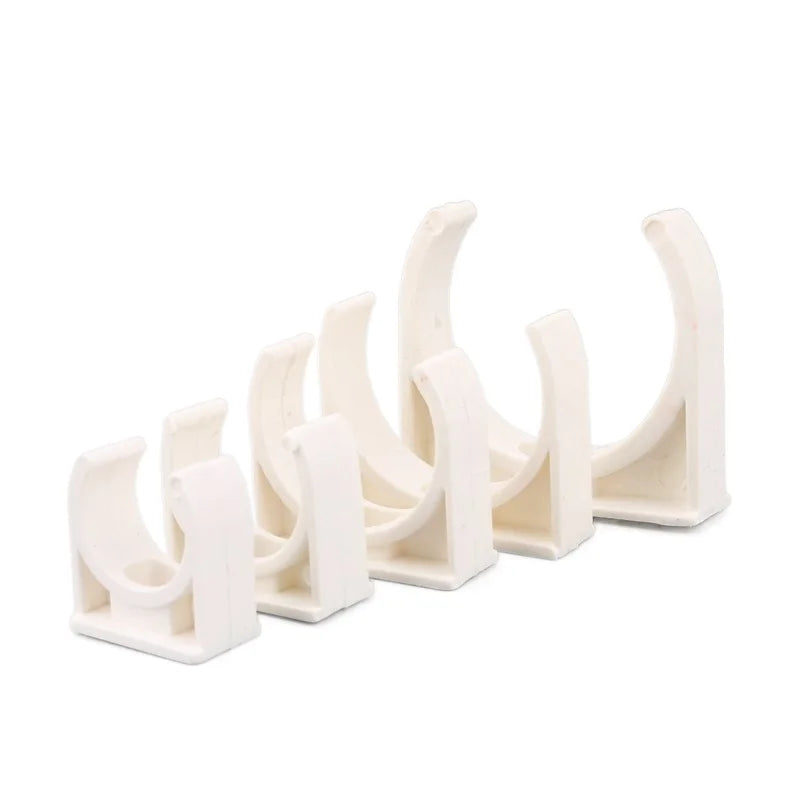 16/20/25/32/40/50mm PVC Pipe Clamp Connector Garden Irrigation Aquarium Fish Tank Watering Adapter Fixed Fittings