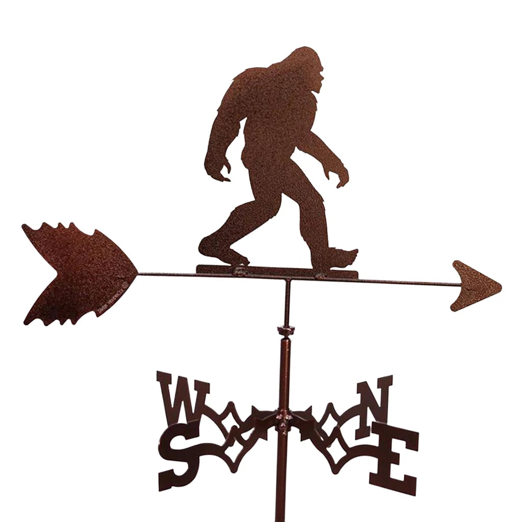 Weathervane Weather Vanes Roofs Retro Garden Stake Weather Vane Measuring Tools Outdoor Roof Decoration Architecture Decor Craft