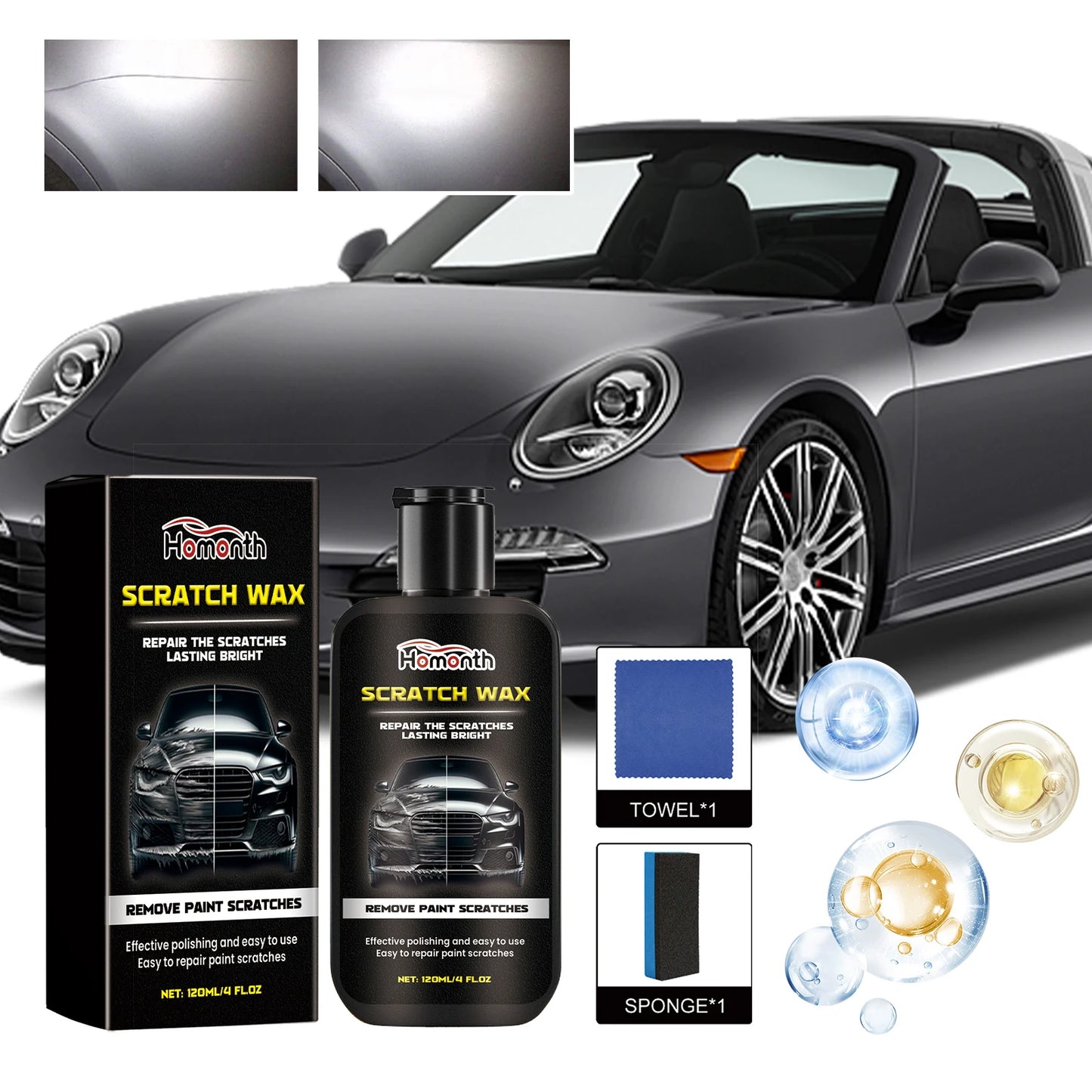 Car Scratch Repair Wax Car Paint Scratch Scratch Repair Cream Removes