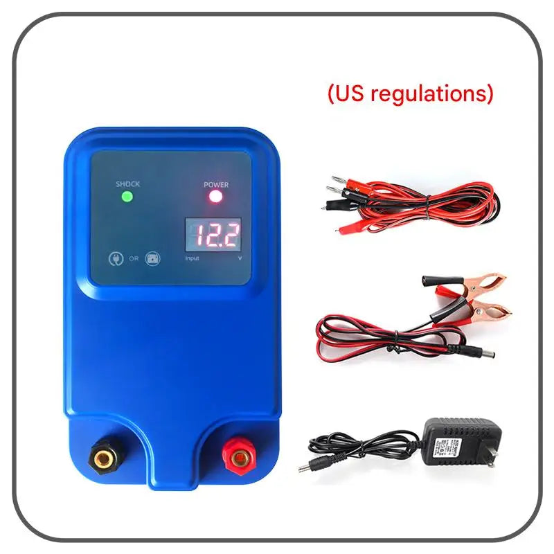 Electric Fence Energizer 1.5J 10KM Fence Charger OEM Portable Farm Controller Ac Electric Fence Energizers