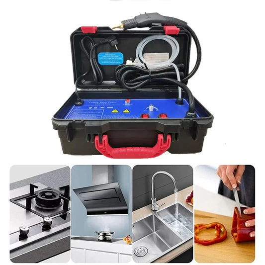 3500W Household Steam Cleaner Air Conditioning Kitchen Range Hood Automotive Steam Cleaner and Alkaline Cleaning Commercial