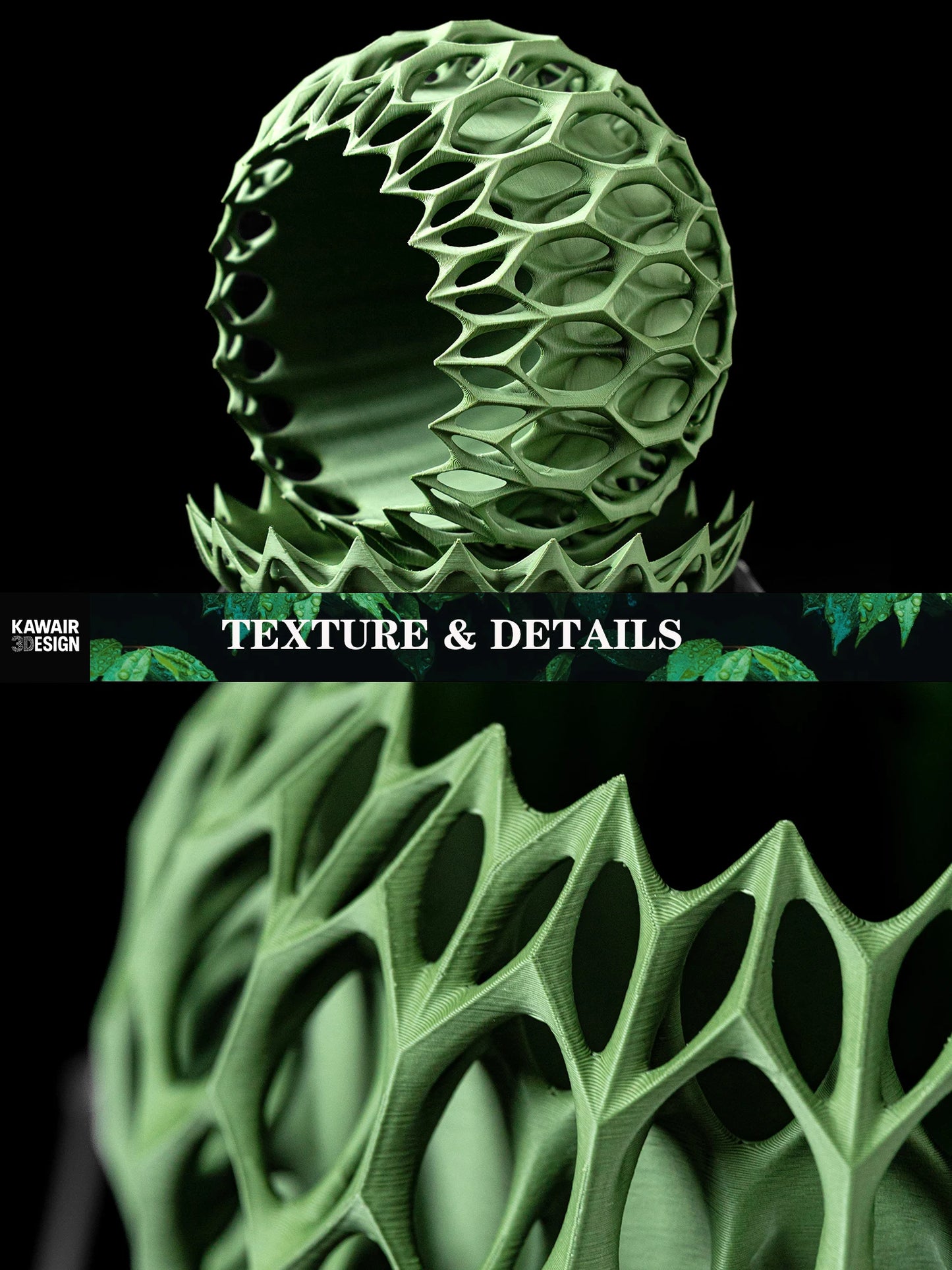 Modern Minimalist 3D Printed Plant Pot – Biodegradable Flower Planter for Home Decor, Eco-Friendly Sustainable Gift (Invader)