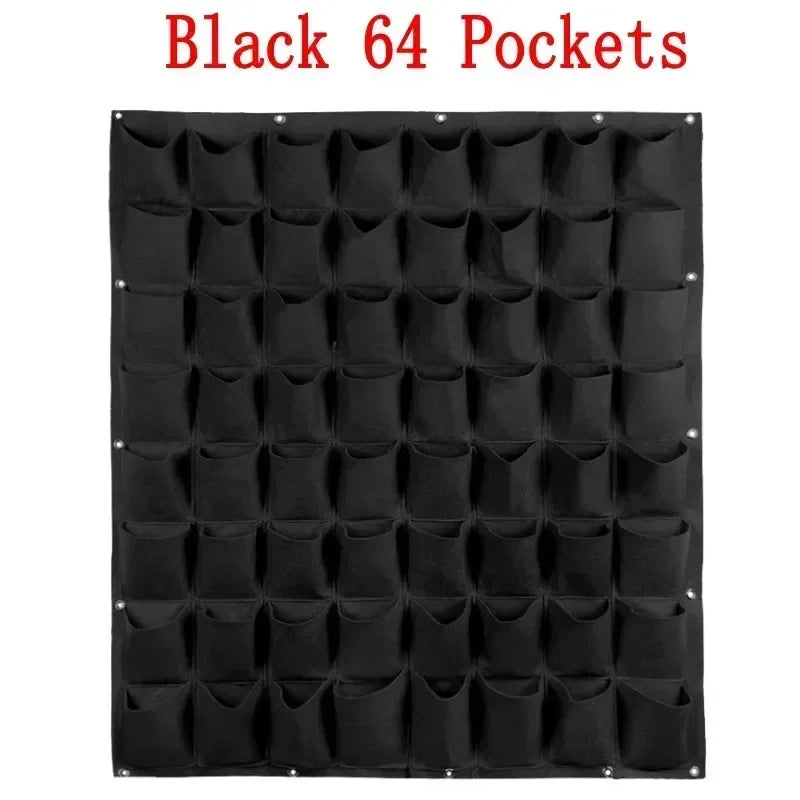NEW Wall Hanging Pockets Planting Bags Flower Pot Home Garden Grow Bag Garden Planter Vertical Suculentas Plant Pot Home Decor