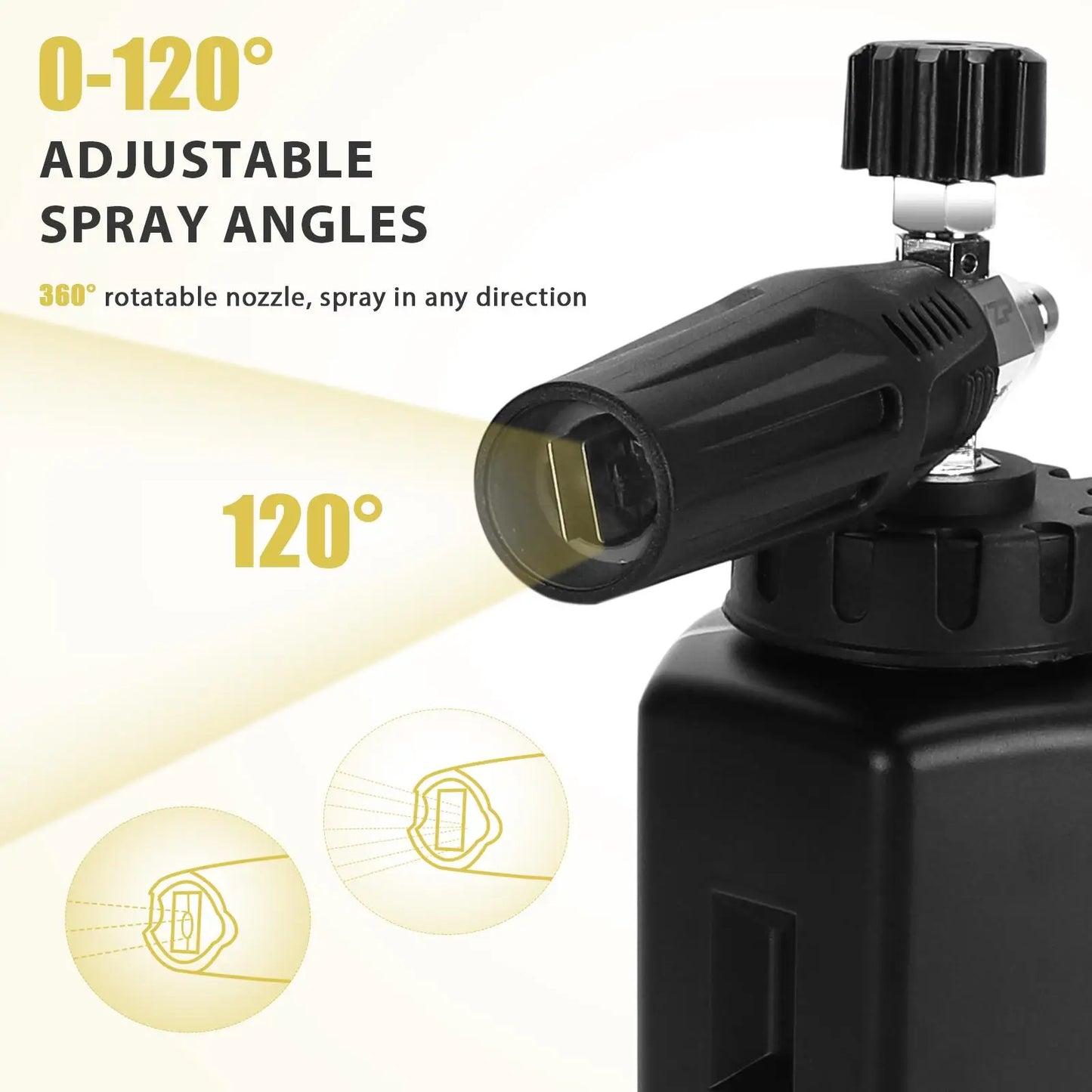 New Car Pressure Washer 1000ML Snow Foam Generator Lance Foam Cannon C