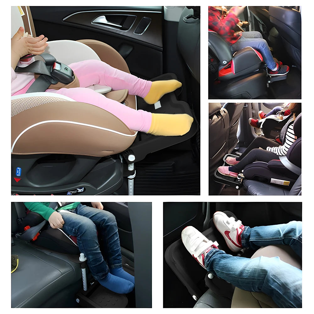 Baby & Kids Car Seat Foot Pedal Holder | Adjustable Support for Long Rides