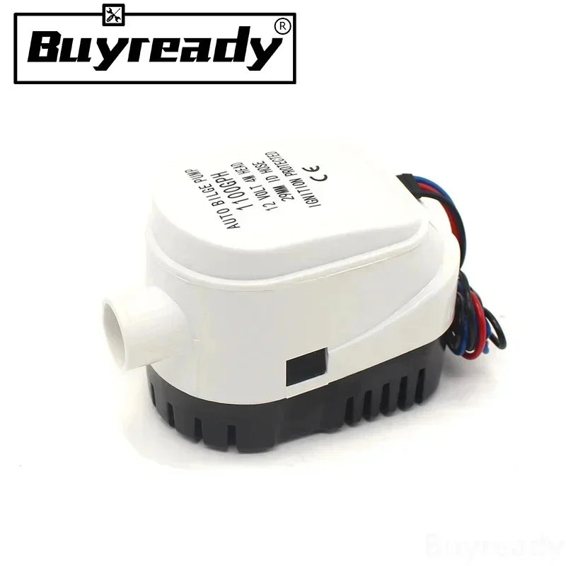 12V 24V 1100GPH 750GPH 600GPH Submersible Water Pump 12V Automatic Boat Bilge Pump With Auto Folat Switch Electric Pump For Boat