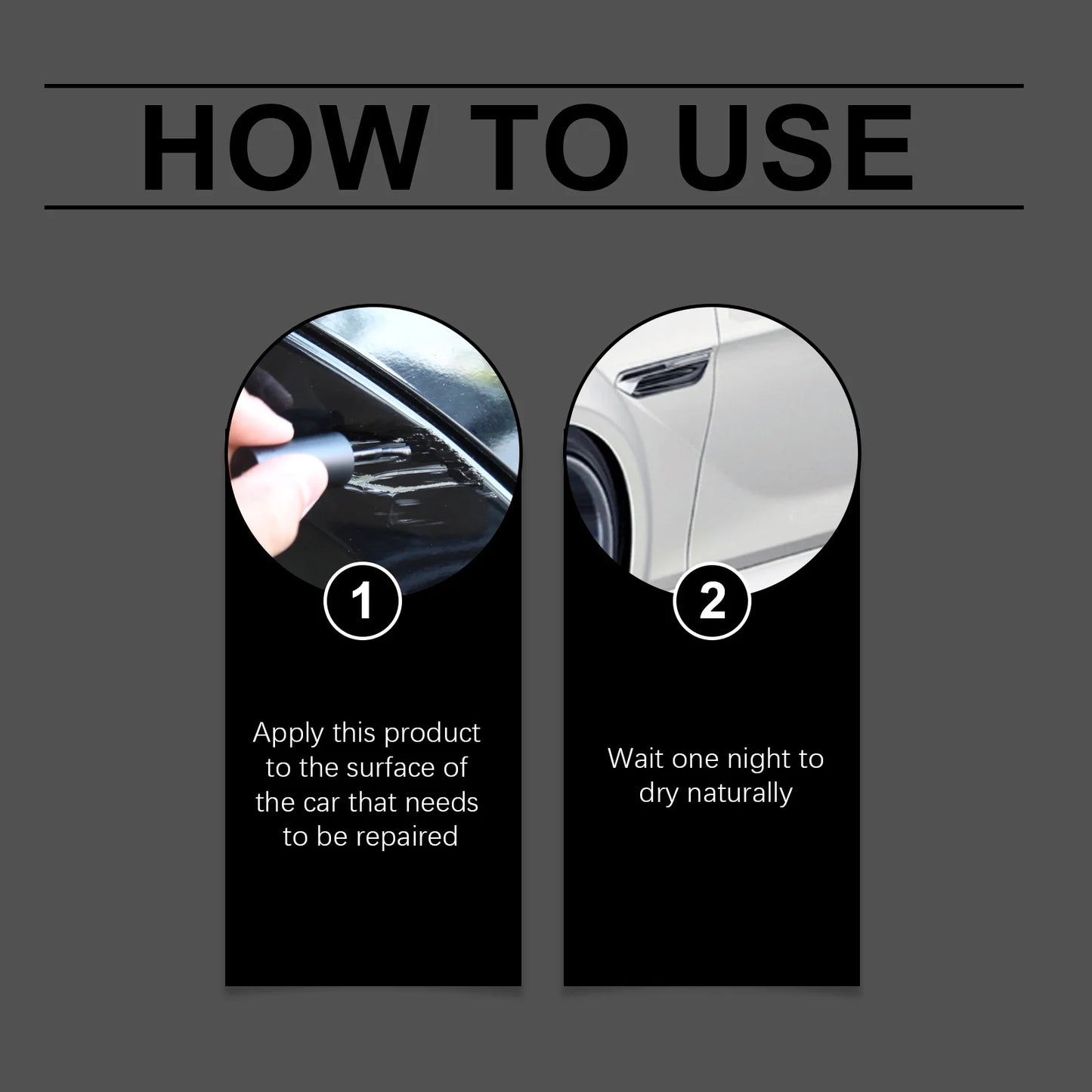 1/2/3PCS Pearl White Car Special 1/2/3PCS Car Self Brushing Paint Scra