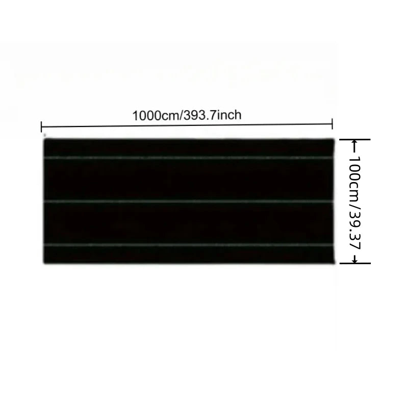 Garden Landscape Fabric Weed Barrier Heavy-Duty Road Gardening Mat Polypropylene